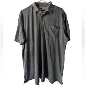 Vintage Johnnie-O Blue Polo Shirt Short-Sleeved Classic Design